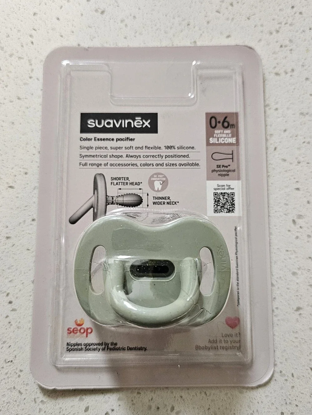 Suavinex Color Essence Silicone Pacifier 0-6m